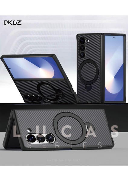 Samsung Galaxy Z Fold 6 Elit Premium Lucas - Darbe Dayanıklı Üst Düzey Koruyucu Kılıf modelleri