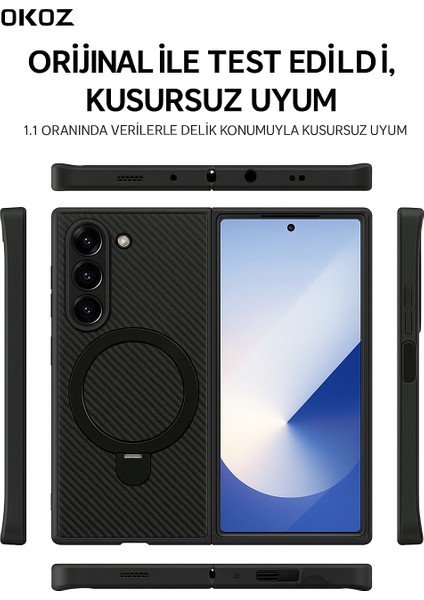 Samsung Galaxy Z Fold 6 Elit Premium Lucas - Darbe Dayanıklı Üst Düzey Koruyucu Kılıf fırsatları