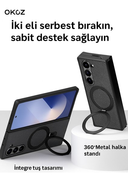 Samsung Galaxy Z Fold 6 Elit Premium Lucas - Darbe Dayanıklı Üst Düzey Koruyucu Kılıf indirimleri