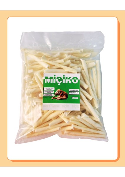 Sütlü Kırık Burgu Çubuk Ödülü Çiğneme Kemiği 500GR