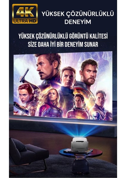 Taşınabilir Android Wifi Destekli Akıllı Sinema Projektörü, Ultra Hd Görüntü Kalitesi modelleri