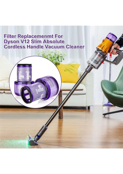 Dyson V12 Detect Slim Kablosuz Süpürge Için 2 Adet Yedek Filtre, 971517-01 Parçasıyla Karşılaştırın (Yurt Dışından) modelleri