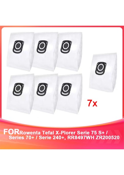 Rowenta Tefal X-Plorer Serie 75 S+ / Serie 70+ / Serie 240+, RR8497WH ZR200520, Elektrikli Süpürge Aksesuarları Toz Torbası (Yurt Dışından)