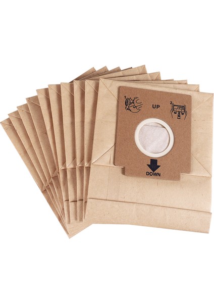 10 Adet Elektrikli Süpürge Kraft Kağıt Toz Torbası Çift Filtre Toz Torbası Z1480 ZW1200-211 ZC1120B ZC1120R ZC1120Y ZMO1510 ZMO1511 ZMO1530 ZMO1550 Serisine Uygun (Yurt Dışından) modelleri