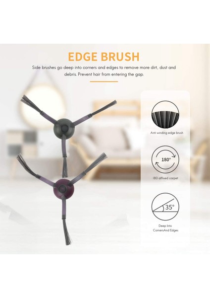 Adet Yeni Silindir Fırça Yan Fırça Filtresi Ecovacs Deebot Ozmo 900 DN5G Robot Süpürge Aksesuarları (Yurt Dışından) fırsatları