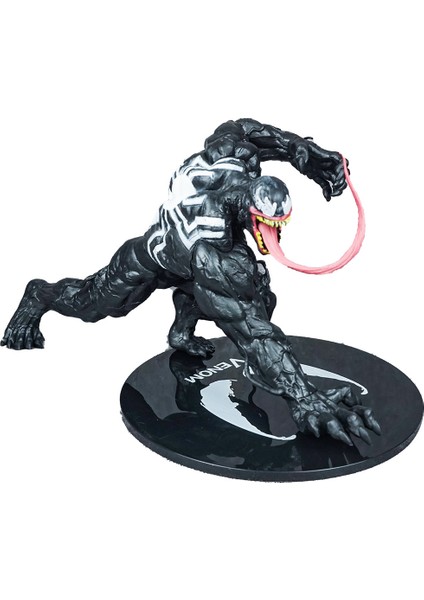 Yığılmış Venom Örümcek Adam Anime El Kuklası Modeli Süs Bebek Dekorasyon (Yurt Dışından)