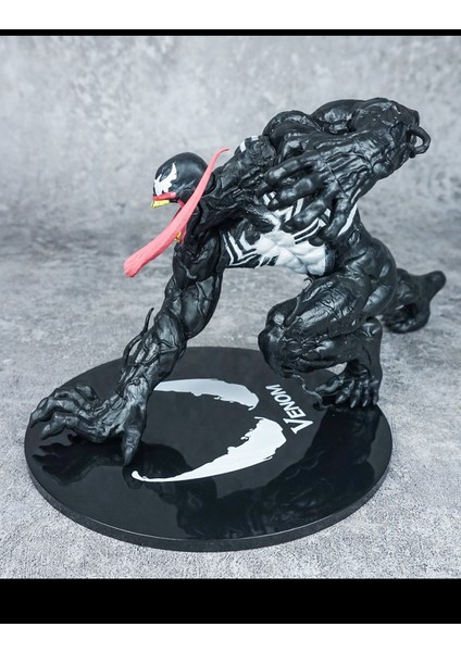Yığılmış Venom Örümcek Adam Anime El Kuklası Modeli Süs Bebek Dekorasyon (Yurt Dışından) modelleri