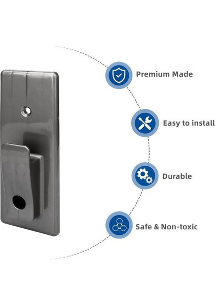 Shark Rocket HV300 HV320 Dikey Elektrikli Süpürge Için Duvara Monte Tutucu, Tornavida ile 390FFJH380 / 416FFJV300 Parçalarını Değiştirin (Yurt Dışından) fiyatları