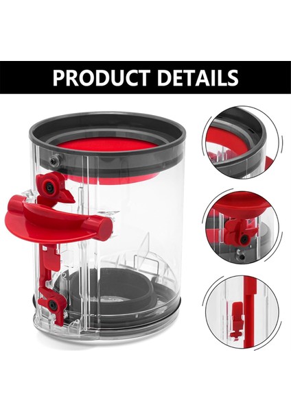 Dyson V10 Slim V12 Dijital Slim Toz Haznesi Kovası ve Üst Sabit Sızdırmazlık Halkası Elektrikli Süpürge Yedek Parçaları (Yurt Dışından) fırsatları