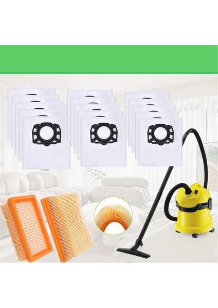 Vakumlu Süpürge Torbaları 2.863-006.0 Karcher Wd4 Wd5 Wd6 WD5P WD6P Premium Vakumlu Süpürge Yedek Parçaları Için Filtre (Yurt Dışından) modelleri