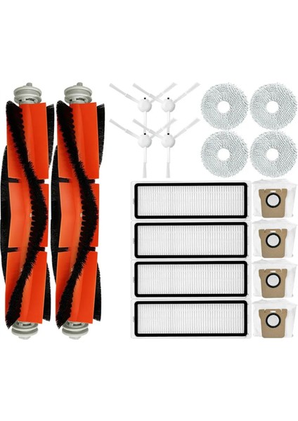 Xiaomi Mijia Omnı Infinite Robot Vakum-Mop 1s B116 Yedek Parça Aksesuarları Ana Yan Fırça Filtresi Mop Toz Torbaları (Yurt Dışından)