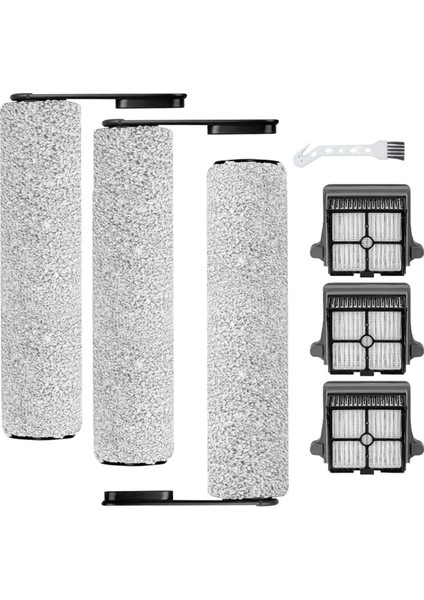 Tineco Floor One S6 ve S7 Pro Kablosuz Elektrikli Süpürge Fırça Silindirleri Için Silindir Fırça Değişimi ve Filtreler (Yurt Dışından)