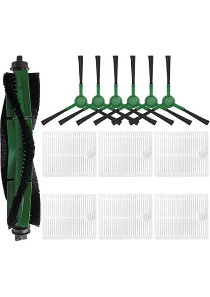 13 Adet Irobot Roomba Combo Essential /vac Essential Y0112 Robot Süpürge Parçaları Yıkanabilir Ana Yan Fırça Filtresi (Yurt Dışından)