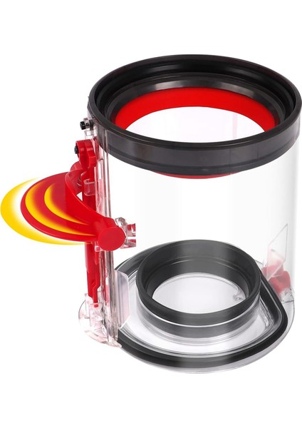 Dyson V10 SV12 Elektrikli Süpürge Haznesi/toz Kovası, Küçük Hazne Parça NO.969509-02 Için Geliştirilmiş Toz Haznesi Yedeği (Yurt Dışından)