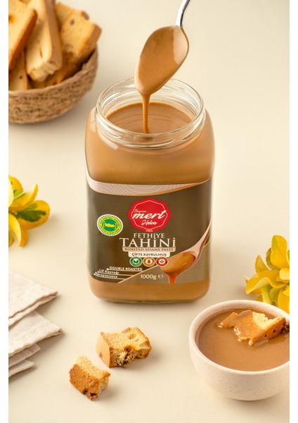 Bayram Mert Çifte Kavrulmuş Tahin (1000 gr Cam)