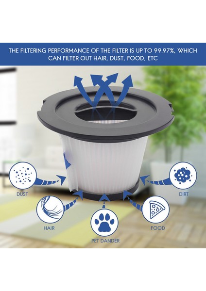 Paket Değiştirilebilir Hepa Filtresi, Moosoo K17 Kablosuz Elektrikli Süpürge Için Uygun (4 Hepa Filtre ve 4 Filtre) (Yurt Dışından) fırsatları