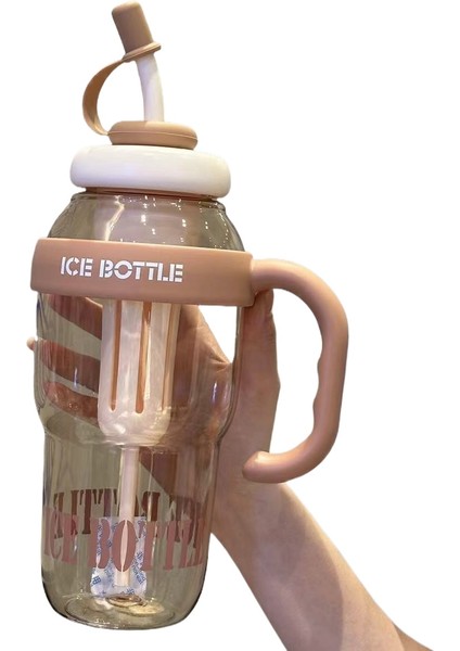 Plastik Bardak, Pipetli Bardak, Spor Su Şişesi 1300ML (Yurt Dışından)