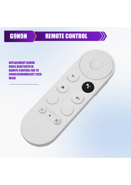 Tv Googlechromecast 2020 W3JD Için Yedek G9N9N Sesli Bluetooth Ir Uzaktan Kumanda (Yurt Dışından)