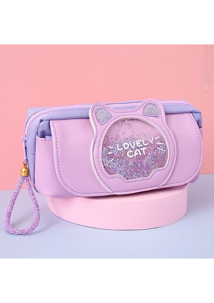 B-Kalem Kutusu Sevimli Kız Büyük Kapasiteli Kalem Kutusu Kawaii Kalem Kutusu Okul Kalem Kutusu Malzemeleri Kalem Çantası Okul Kutusu Kalemler Kılıfı Kırtasiye (Yurt Dışından)