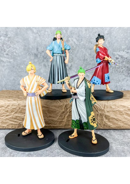 Hırsızlar Kralı Samuray Kıyafeti El Kuklası Anime Çevresel Bebek Modeli (Yurt Dışından)