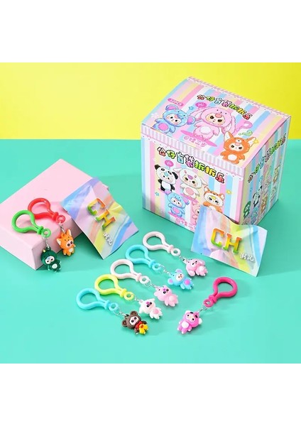 32PCS Crybaby Kutu Anime Anime Periferik Ürünler Eylem Oyuncak Figür Kawaii Figüre Bebek Çocuk Hediyeleri Renk: A3/boyut: 32PCS 1box (Yurt Dışından)