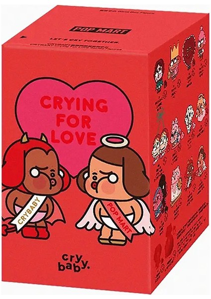 Pop Mart Crybaby Aşk Serisi Serisi Sergisi Bux Gizem Bog Tahmin Baba Babe Teşki Actıon Figür Masaüstü Süsleri Koleksiyon Renk: 1 Kutu (Random) (Yurt Dışından)