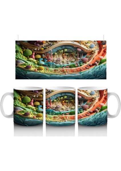 Fantezi Orman Yolu – Masalsı Renkler – Baskılı Kupa