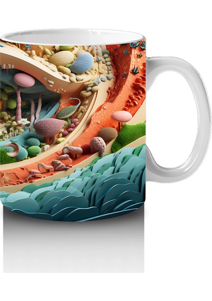 Fantezi Orman Yolu – Masalsı Renkler – Baskılı Kupa fırsatları