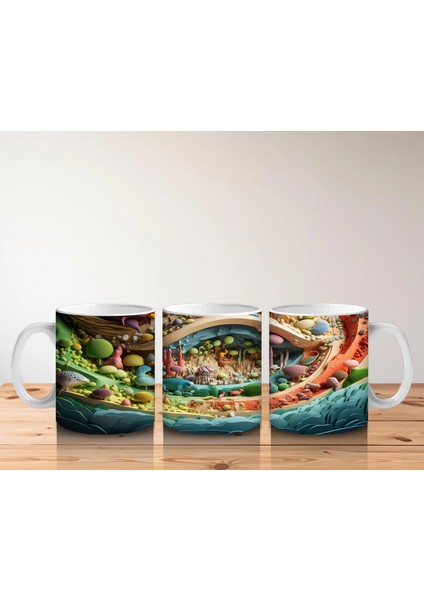 Fantezi Orman Yolu – Masalsı Renkler – Baskılı Kupa indirimleri