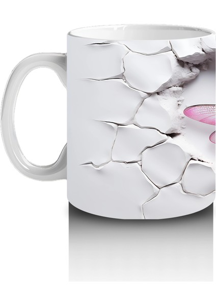 Duvar Patlağı Arasında Mor Yusufçuk – Baskılı Kahve Kupası fiyatları