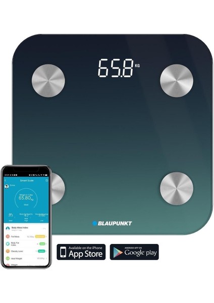 Akıllı Bluetooth Baskül, Şık Lacivert, Sağlıklı ve Güvenilir Tartım Deneyimi modelleri