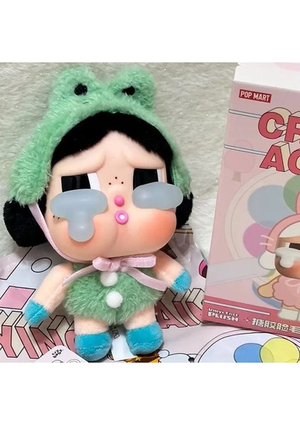 Popmart Crybaby Gözyaşları Fabrika Kutusu Serisi Eğlenceli Peluş Oyuncak Backpack Kolye Bebek Yaratıcı Anahtarlık Gizem Kutusu Çevresel Hediye Renk: Ağlayan Bebek Opp Çantası (Yurt Dışından)