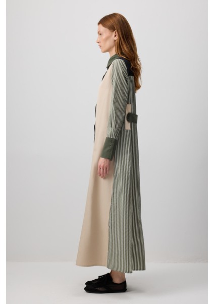 Color Block Shırt Dress modelleri
