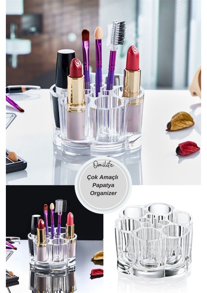 Turuncu Çok Amaçlı Papatya Şekilli Organizer, Pratik ve Şık Saklama Çözümü modelleri