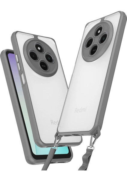 Xiaomi Redmi 14C Kılıf Penta Silikon Kılıf - Titan Gri Bstmy