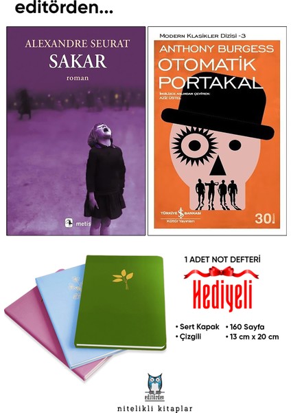 Sakar/alexandre Seurat - Otomatik Portakal - Not Defteri Hediyeli
