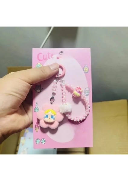 Kawaii Akıllı Crybaby × Uçan Küçük Polis Zinciri Sırt Çantası Kolye Inspearl Boncuklu Bilezik Aksesuarları Dekorasyon Anahtarlık Renk: 6 (Yurt Dışından)