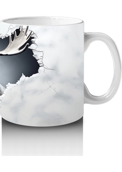 Bulutların Üzerinde Geyik Figürü – Baskılı Kupa fırsatları