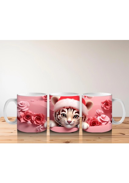 Pembe Bereli Sevimli Kedi Figürü – Baskılı Kupa indirimleri