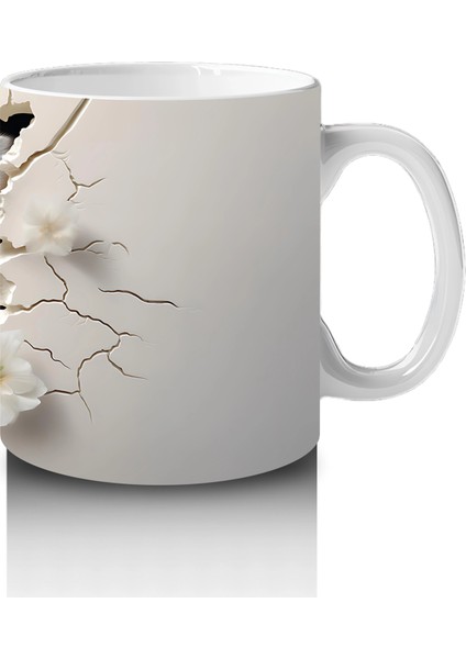 Kırık Duvar Arasında Sevimli Geyik – Baskılı Kahve Kupası fırsatları