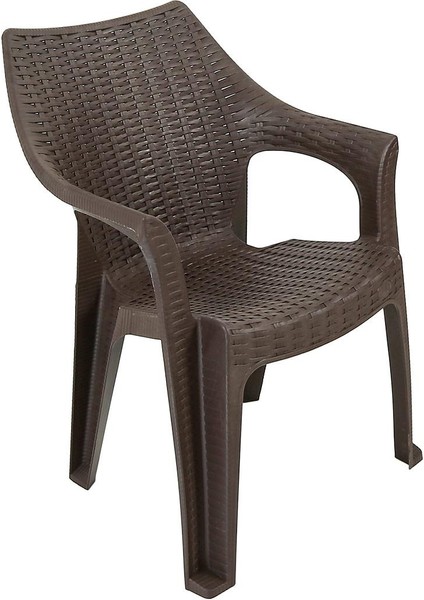 Polo Rattan Koltuk (2 adet) KAHVERENGİ