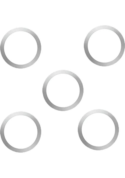 Evrensel Metal Yüzükler Plaka Magsafe Için Magsafe Kablosuz Şarj Cihazı Araç Telefon Tutucu Sayfa Telefon Tutucu Renk: 5silver (Yurt Dışından)