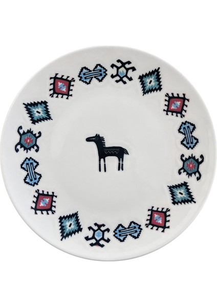 Porselen Hitit Servis Tabağı Takımı 26CM 6 Parça TVL6SRVPRS1241 fırsatları