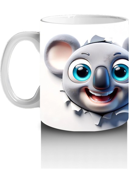Mutlu Bakışlı Sevimli Koala Ikizleri – Baskılı Kahve Kupası fiyatları