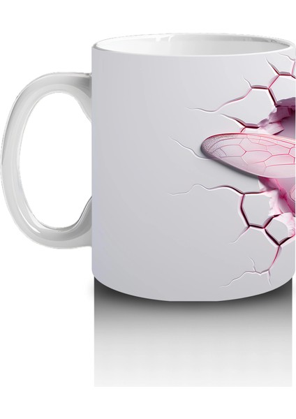 Kırık Duvar Arasında Zarif Yusufçuk – Baskılı Kahve Kupası fiyatları