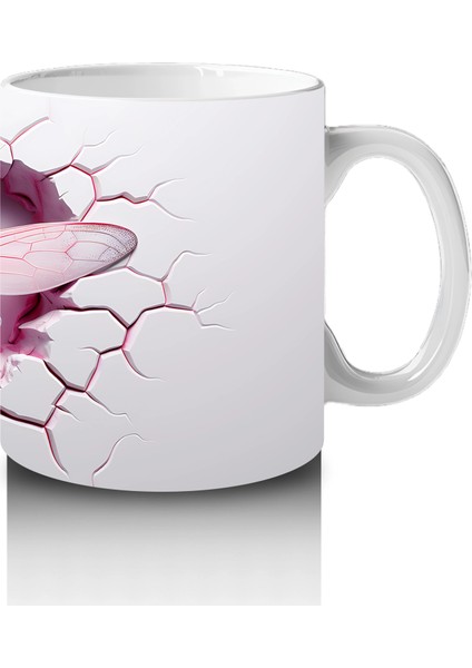 Kırık Duvar Arasında Zarif Yusufçuk – Baskılı Kahve Kupası fırsatları