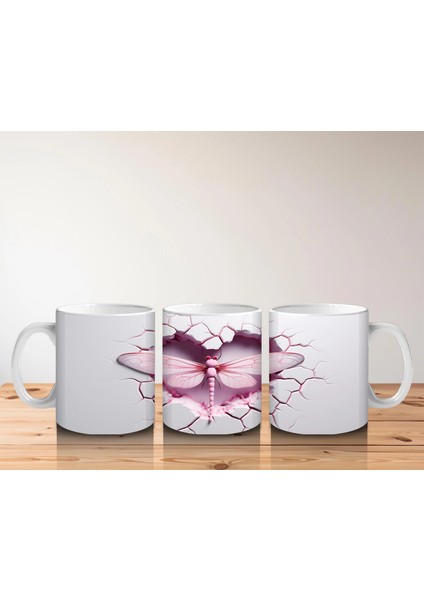 Kırık Duvar Arasında Zarif Yusufçuk – Baskılı Kahve Kupası indirimleri