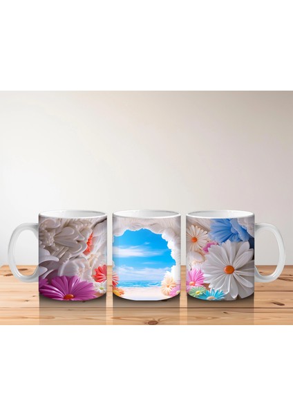 Çiçekli Tünelde Bahar Manzarası – Baskılı Kupa indirimleri