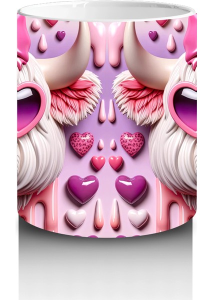 Kalpli Gözlük Takmış Sevimli Domuzcuklar – Baskılı Kahve Kupası modelleri