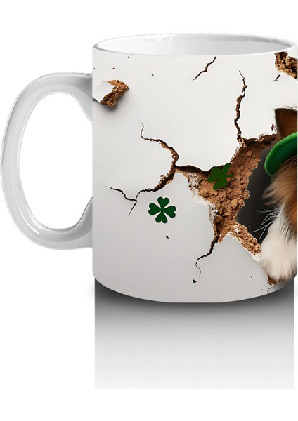 Şapkalı Köpek ve Bahar Yaprakları – Baskılı Kahve Kupası fiyatları